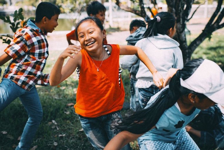 Girl running